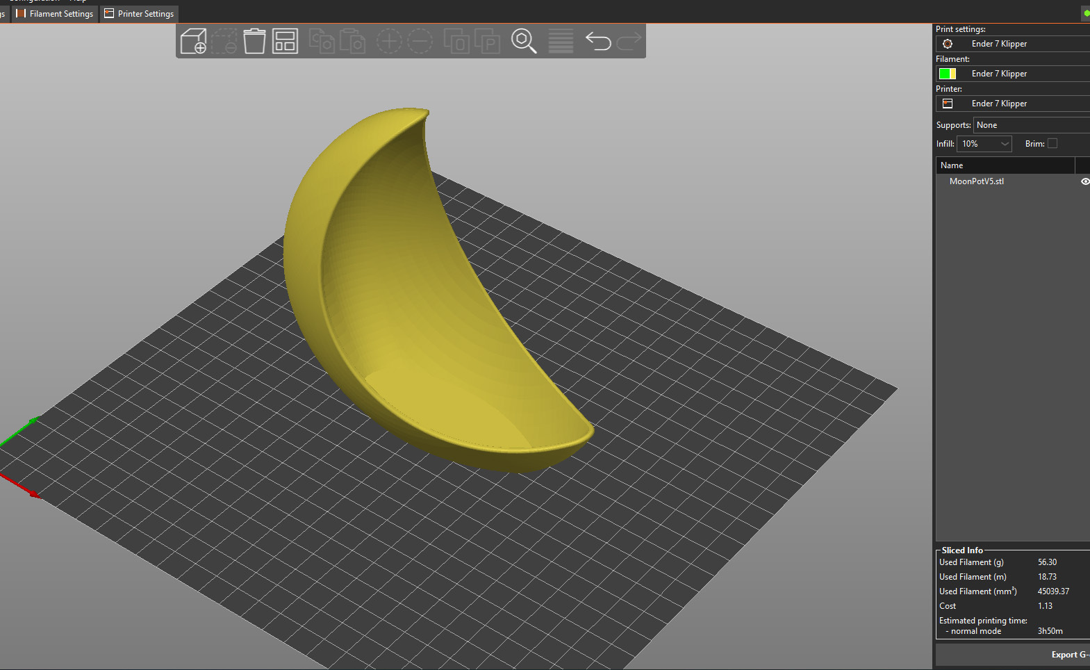 Moon slice