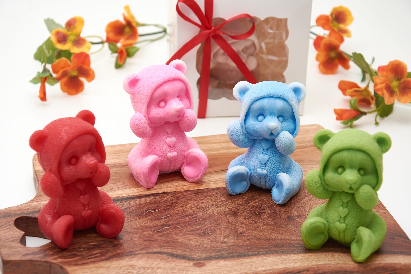 Bathing Soaps – Teddy Novelty Soap – Valentine’s, Gender Reveal, Baby Shower, Stocking Filler Gifts