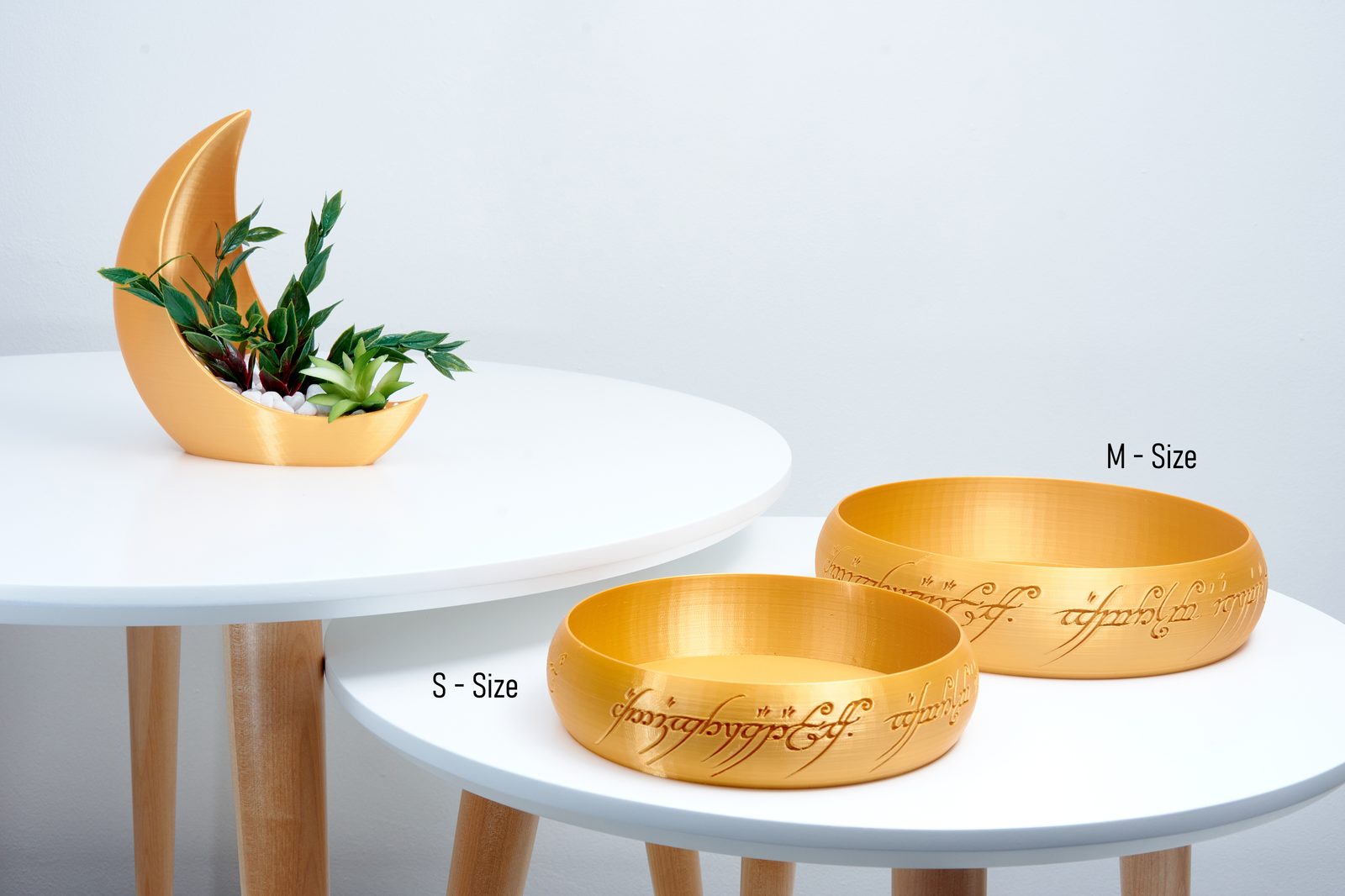 Lord of the Rings | Middle Earth Inspired Fantasy Ring 3D Printed Succulent Planter