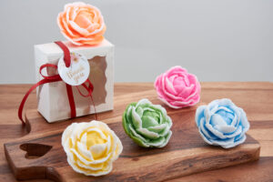 Soap Peony Flower | Elegant Peony Soap Gift | Peony Flower Wedding Favors | Baptism Gift | Special Event Gift