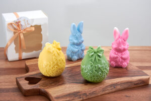 Easter Bunny and Egg Soap Set | Perfect Easter Gift | Soap Figurines for Easter | Bunny Soap | Easter Party Favors
